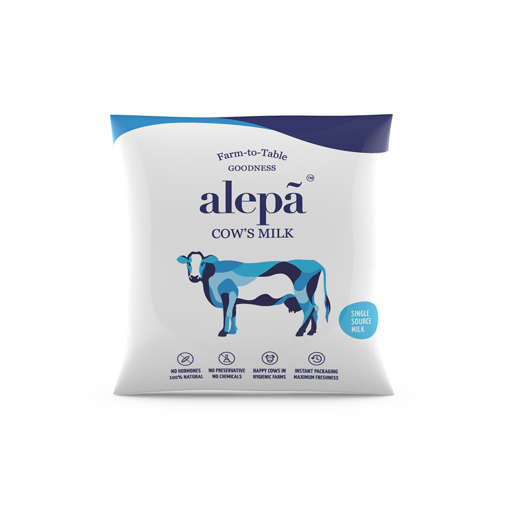 Alepa Cow's Milk 500 ml Pouch
